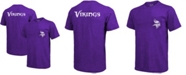 Majestic Minnesota Vikings Tri-Blend Pocket T-shirt - Heathered Purple